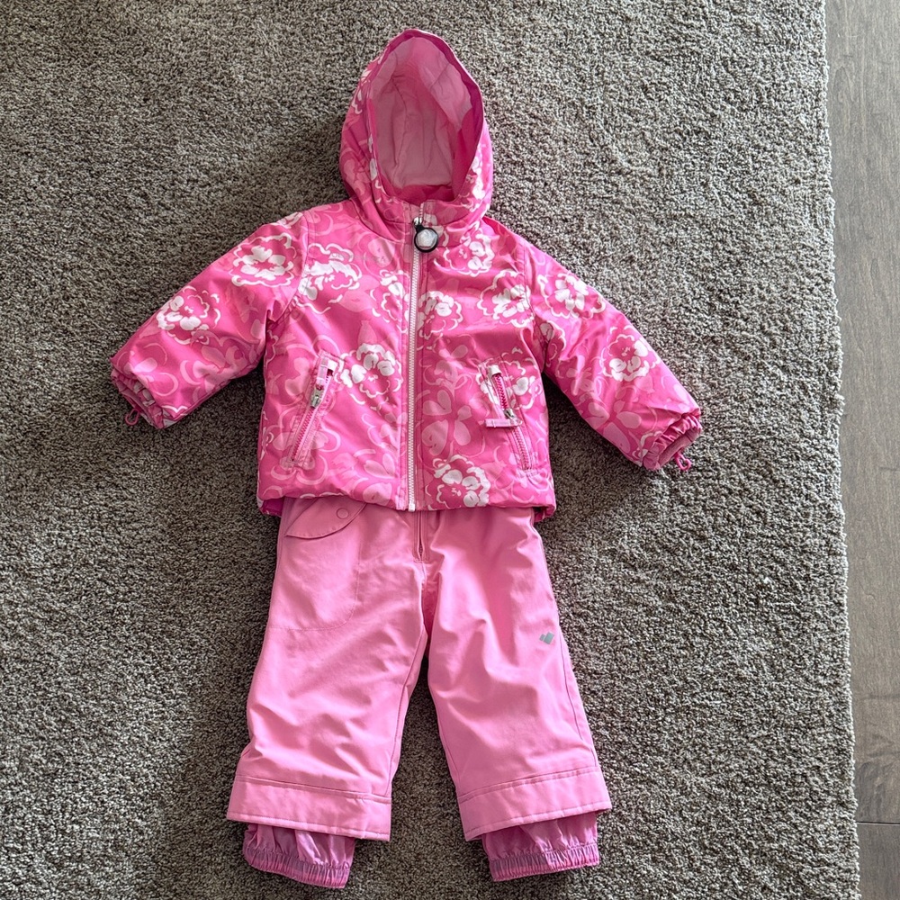 Obermeyer - 2 piece Floral Hooded Snowsuit for Kids